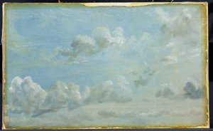 Studio di nuvole cumulus, 1822 da John Constable